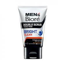 Men's Biore Double Scrub Bright Clean 50gm