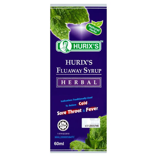 Hurix's Fluaway Syrup Herbal Improved 100ml