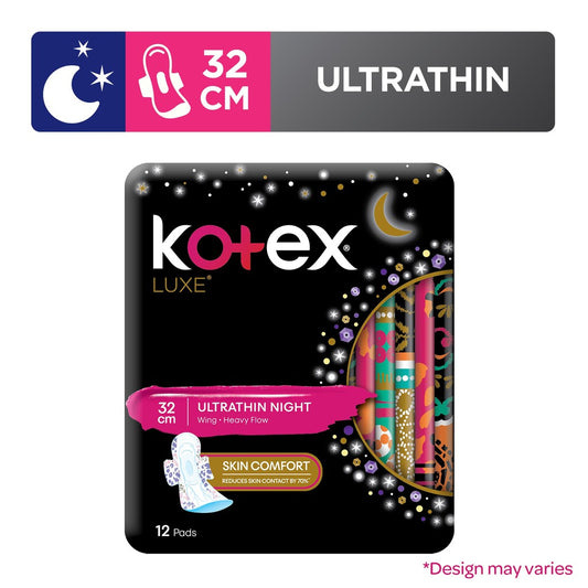 Kotex Luxe Ultrathin Overnight 32cm 12pads
