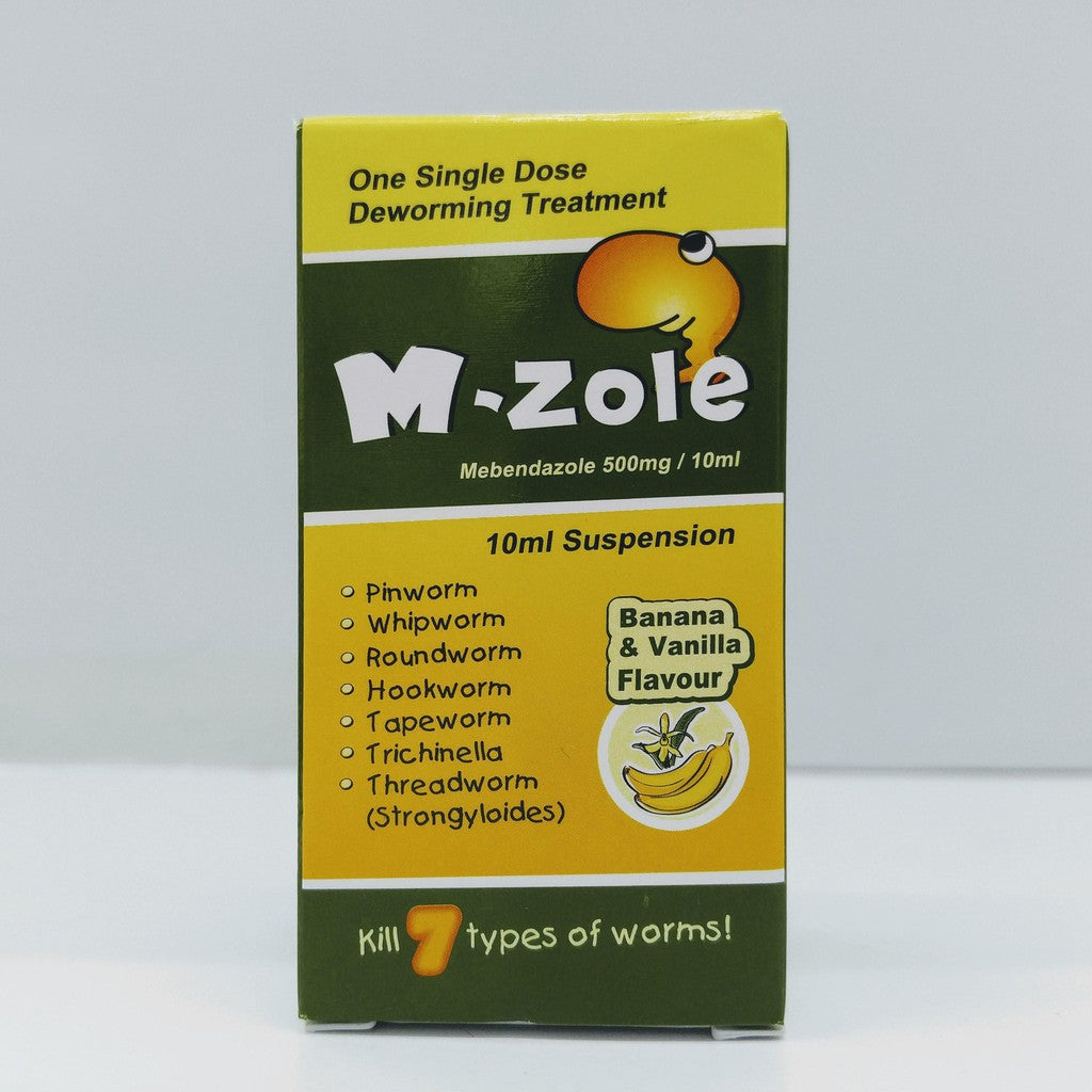 M-Zole Mebendazole 500mg/10ml