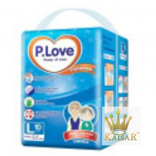 P. Love Standard Adult Diapers Size L 10pcs