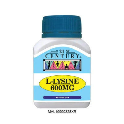 21st Century L-Lysine 600mg 50s