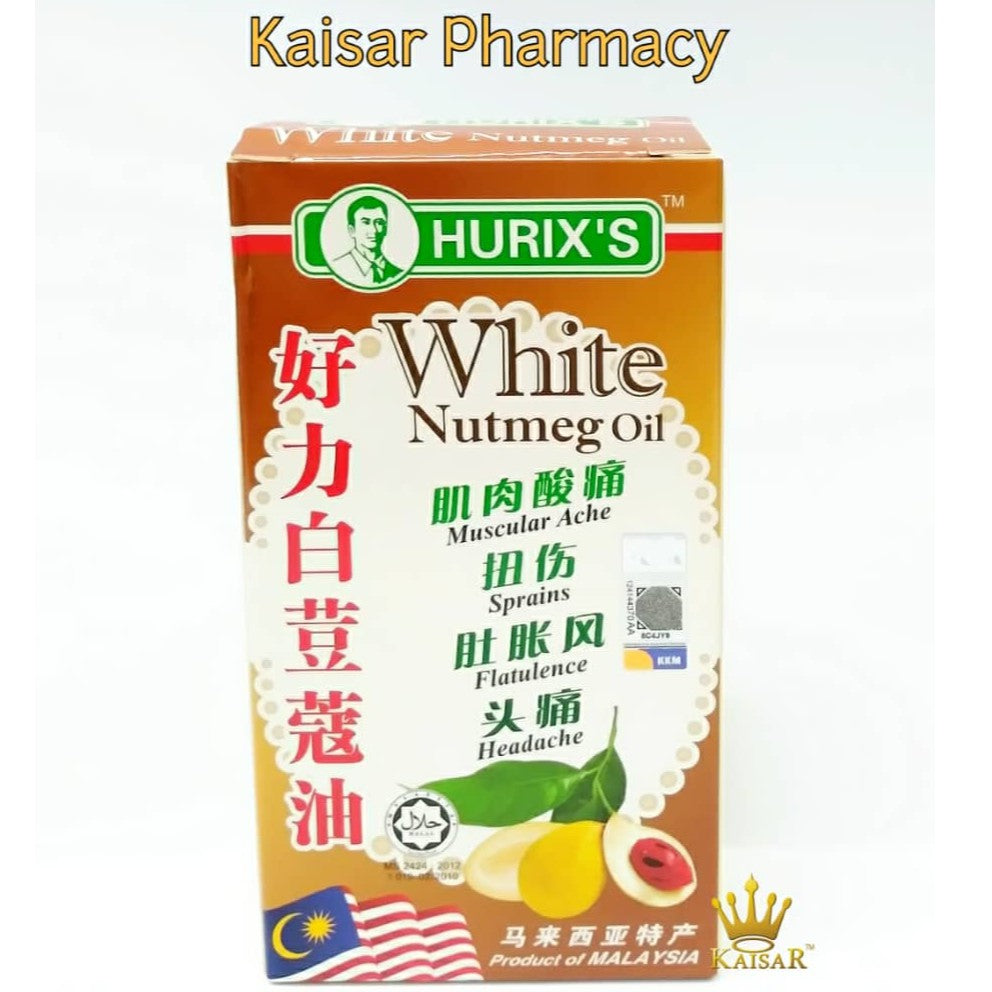 Hurix's White Nutmeg Oil 28ml