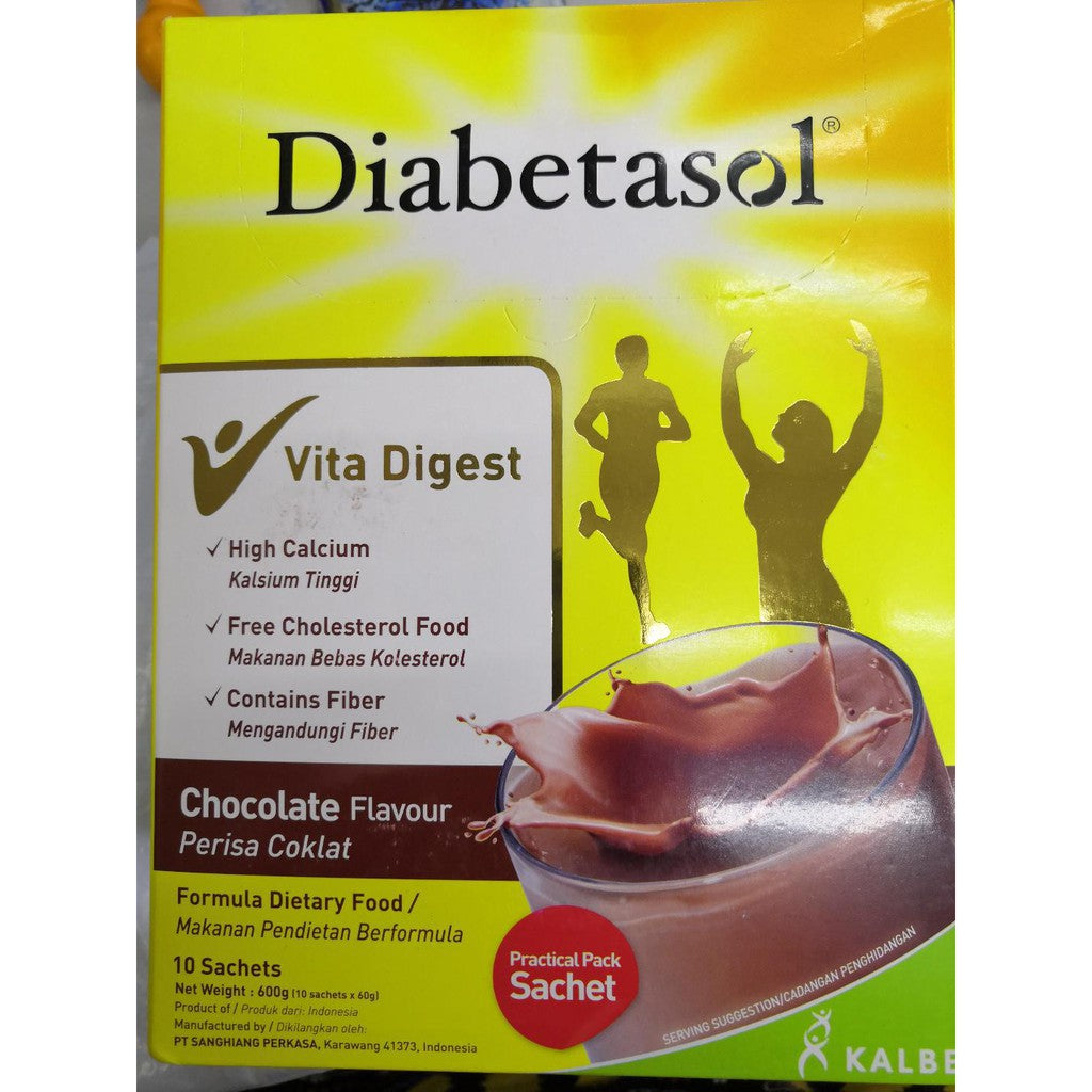 Diabetasol Chocolate Flavour 10 sachets