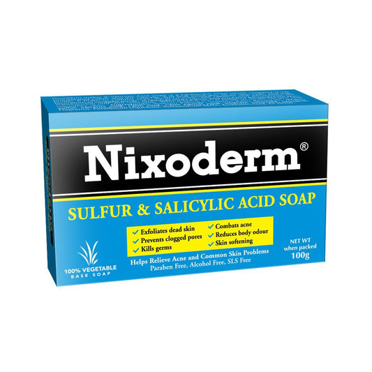 Nixoderm Sulfur & Salicylic Acid Soap 100gm