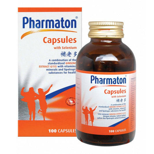 Pharmaton Capsules With Selenium 100 Capsules