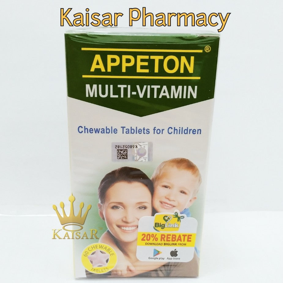 Appeton Multi-Vitamin 60 Chewable Tablets