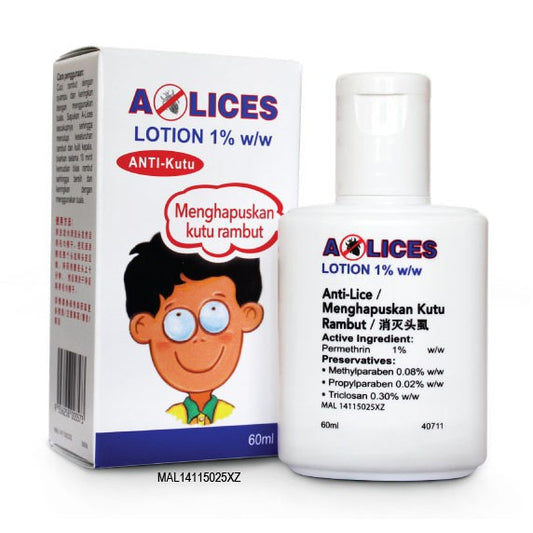 HOE A-Lices Lotion 1% w/w 60ml