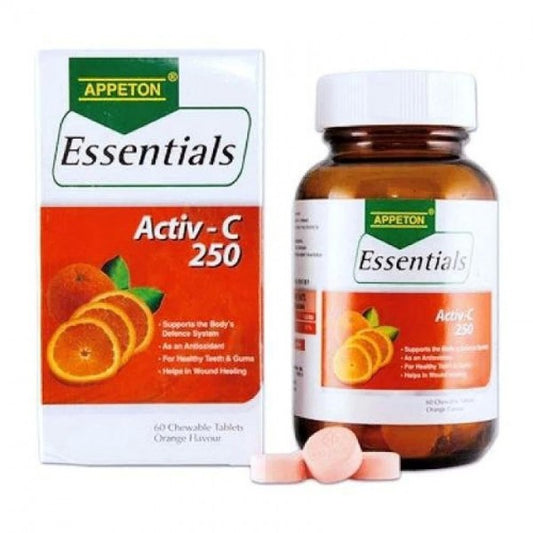 Appeton Essentials Activ-C 250 Orange 60s