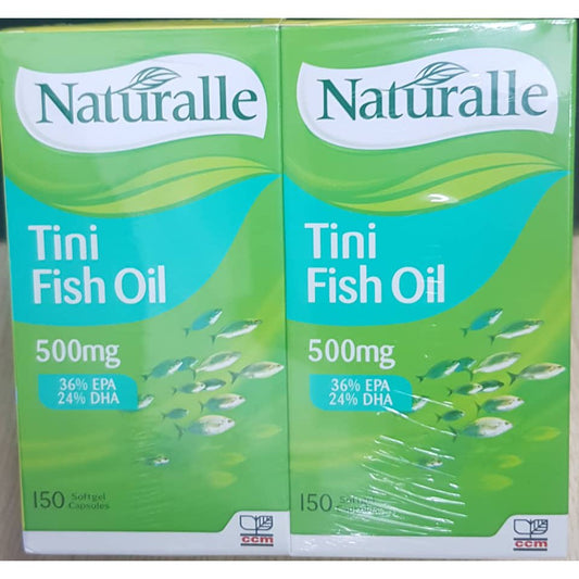 Naturalle Tini Fish Oil 500 mg 150s Softgel X 2