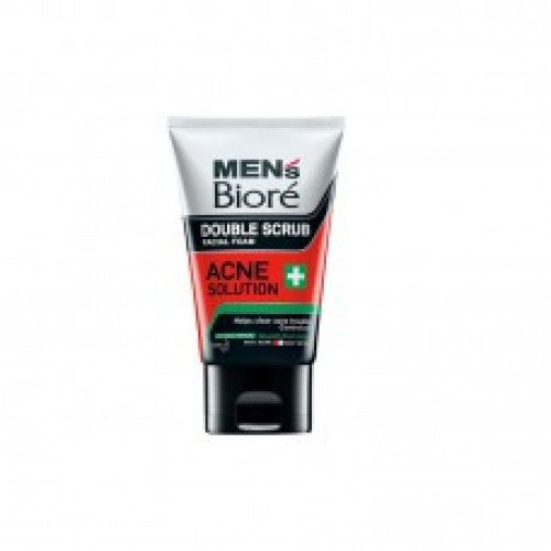 Men's Biore Double Scrub Acne Solution 50gm