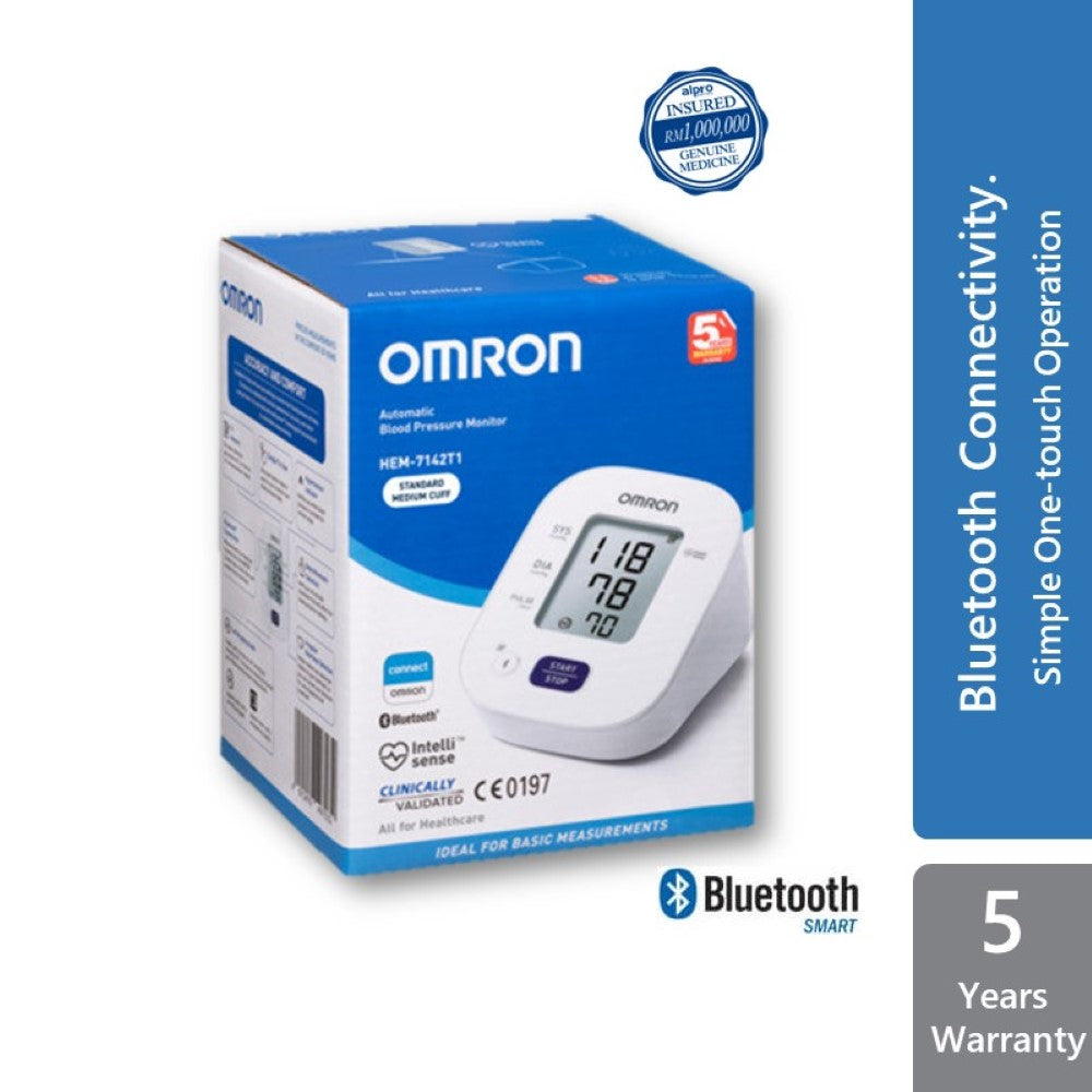 Omron Blood Pressure Monitor Hem-7142T1