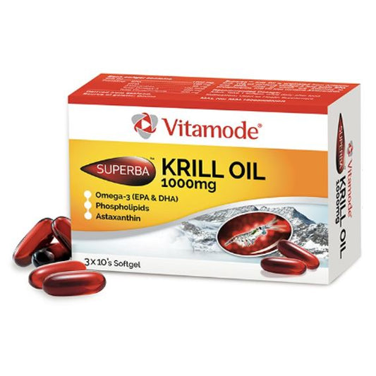 Vitamode Superba Krill Oil 1000mg 30s Softgel