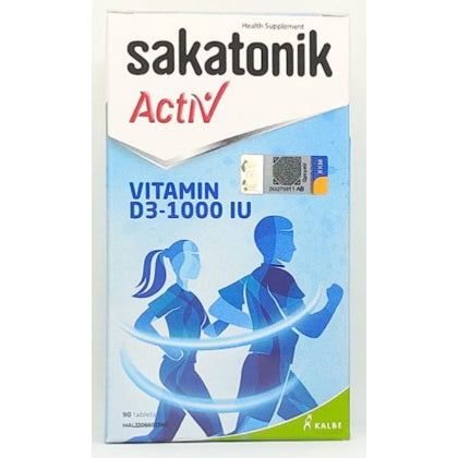 Sakatonik Activ Vitamin D3-1000IU 90s