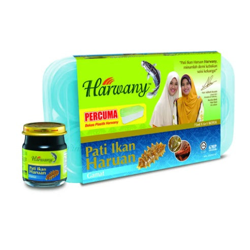 Harwany Pati Ikan Haruan Ginseng Amerika 75ml X 7s