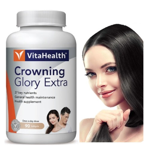 Vitahealth Crowning Glory Extra 90 Softgels