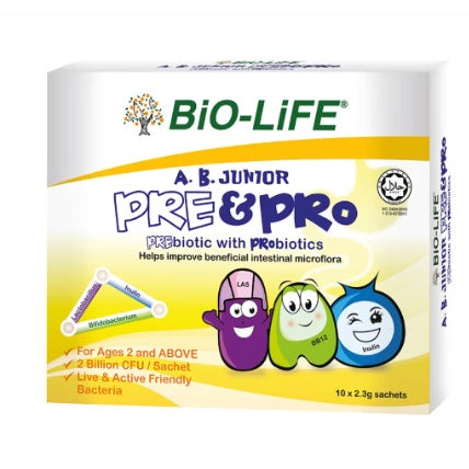 Bio-Life A.B. Junior Pre & Pro 50 Sachets X 2.3gm