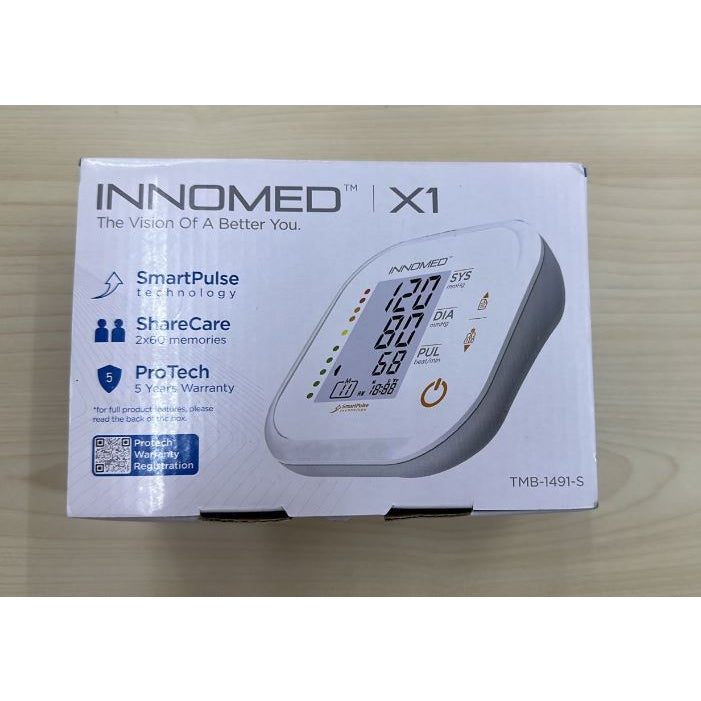 Innomed X1 Blood Pressure Monitor TMB-1491-S 5 Years Warranty