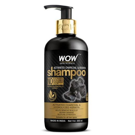 Wow Skin Science Activated Charcoal Shampoo 300ml