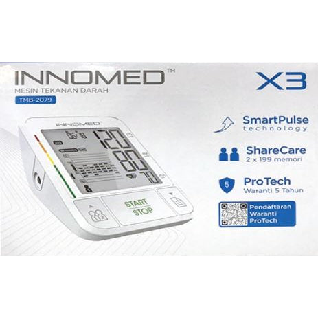 Innomed X3 Blood Pressure Monitor TMB-2079 5 Years Warranty